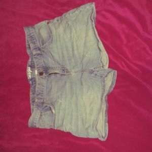 Jean shorts. Size 18 in juniors